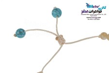 دستبند طلا و سنگ - سواروسکی گل