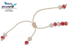 دستبند طلا و مهره - طرح پروانه