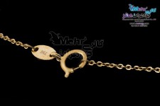 گردنبند طلا - طرح چشم‌نظر اوپالین