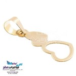 نیم ست طلا - آویز و گوشواره - طرح قلب