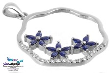 نیم ست طلا - آویز و گوشواره - طرح گل مارکیز