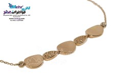 سرویس طلا - گردنبند و گوشواره و دستبند - طرح قطره