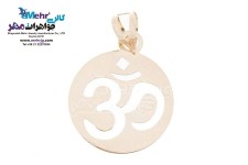 نیم ست طلا - آویز و گوشواره - طرح ام