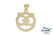 نیم ست طلا - آویز و گوشواره - طرح جغد