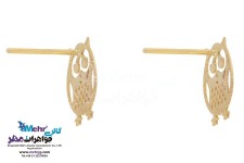 نیم ست طلا - آویز و گوشواره - طرح جغد