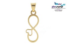 نیم ست طلا - آویز و گوشواره - طرح بی‌نهایت