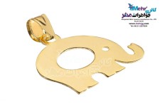 نیم ست طلا - آویز و گوشواره - طرح فیل