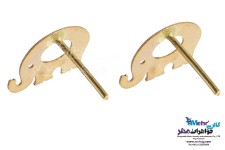 نیم ست طلا - آویز و گوشواره - طرح فیل