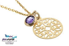 آویز ساعت طلا - طرح اسلیمی