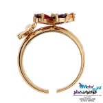 انگشتر طلا - طرح گل بولگاری