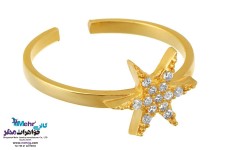 انگشتر طلا - طرح ستاره
