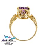 انگشتر طلا - طرح هندسی