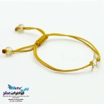 دستبند طلا و بافت - طرح ستاره