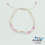 دستبند طلا و مهره - طرح نت سل