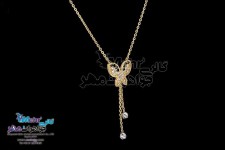 گردنبند طلا - طرح پروانه