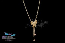 گردنبند طلا - طرح پروانه