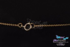 گردنبند طلا - طرح قلب و دایره