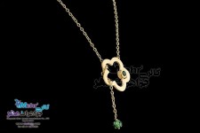 گردنبند طلا - طرح گل