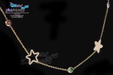 گردنبند رولباسی طلا - طرح ستاره