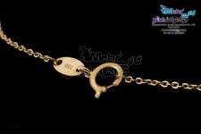 گردنبند طلا - طرح پروانه اوپالین
