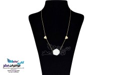 گردنبند طلا - طرح قلب و گل