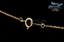 گردنبند طلا - طرح قلب و گل