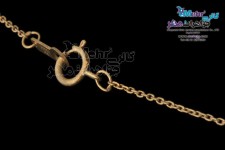 گردنبند طلا - طرح گوی توری