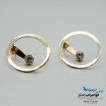 گوشواره طلا - طرح دایره