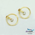گوشواره طلا - طرح دایره