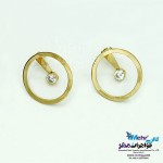 گوشواره طلا - طرح دایره
