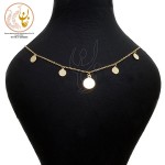 گردنبند طلا - طرح پولکی