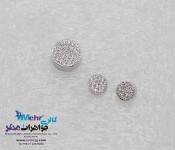 نیم ست طلا - آویز و گوشواره - طرح هندسی