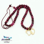 گردنبند اسم طلا و سنگ - طرح گلسا