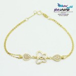 دستبند طلا - طرح پروانه