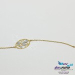 دستبند طلا - طرح برگ