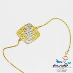 دستبند طلا - طرح گل