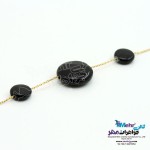 دستبند طلا و سنگ - طرح سنگ انیکس