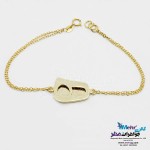 دستبند طلا - طرح ه نیمانی