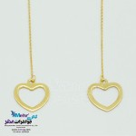 گوشواره طلا - طرح قلب