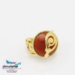 انگشتر طلا - سنگ عقیق