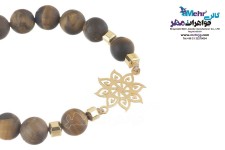 دستبند طلا و سنگ - طرح خورشید