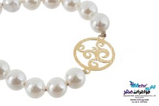 دستبند طلا و سنگ - طرح اسپیرال