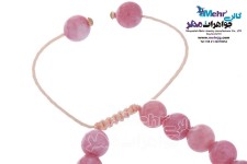 دستبند طلا و سنگ - طرح رخ