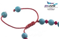 دستبند طلا و سنگ - طرح دختر و پسر