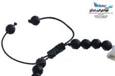 دستبند طلا و سنگ - طرح ماه و ستاره