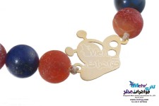 دستبند طلا و سنگ - طرح سفینه فضایی