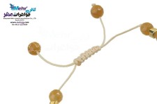 دستبند طلا و سنگ - طرح ستاره