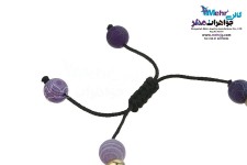 دستبند طلا و سنگ - طرح کیتی
