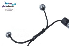 دستبند طلا و سنگ - طرح گل شاه عباسی