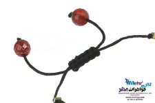 دستبند طلا و سنگ - طرح گل